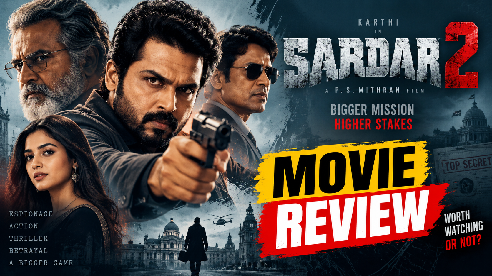 Sardar 2 Movie Review: Karthi’s Spy Thriller Struggles to Match the Original
