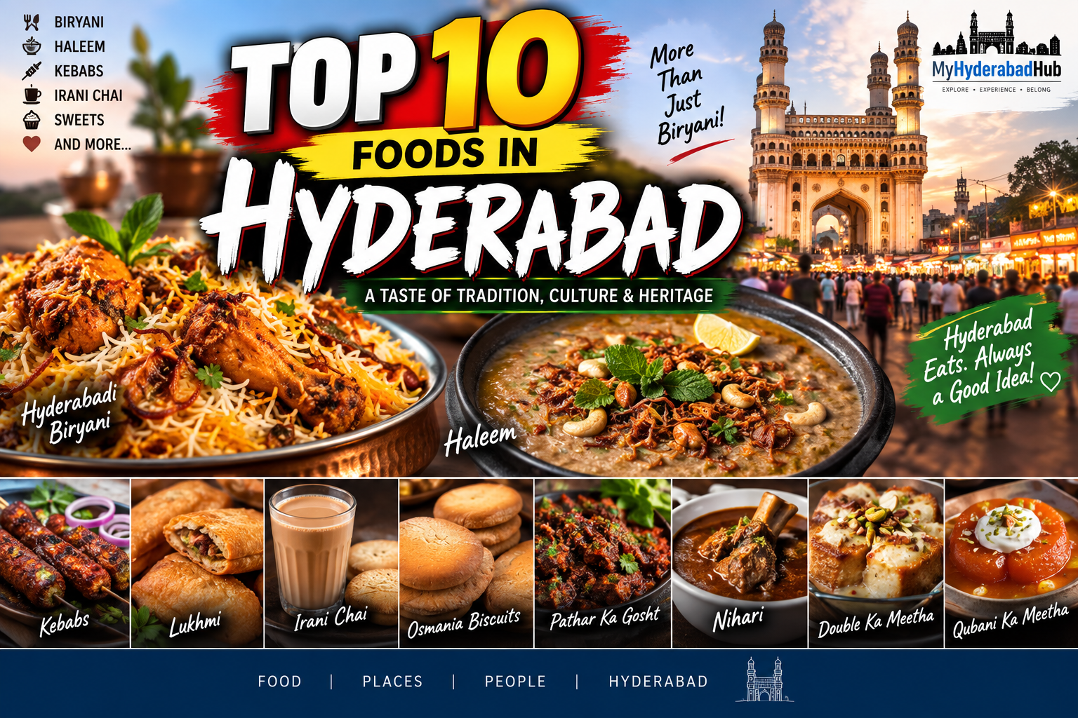 Top 10 Foods in Hyderabad You Must Try – Famous Hyderabadi Food Guide