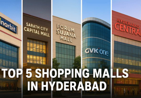 top 5 shopping malls in hyderabad