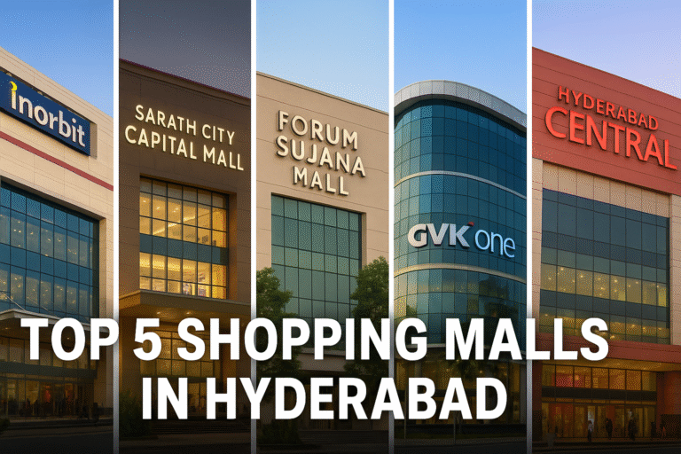 top 5 shopping malls in hyderabad