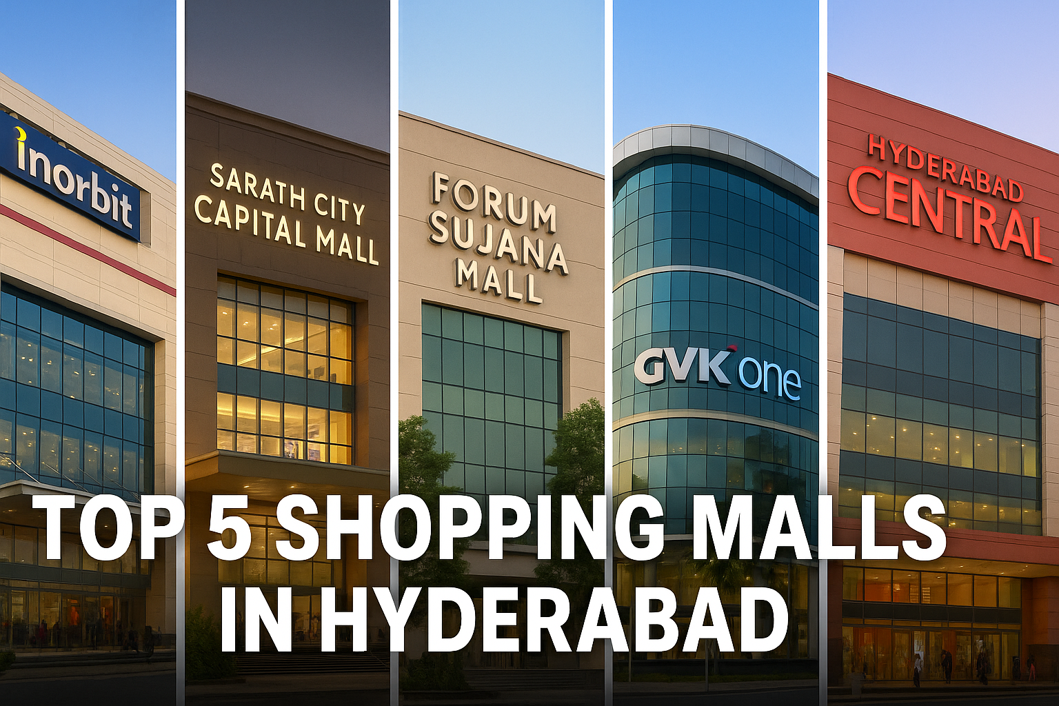 top 5 shopping malls in hyderabad