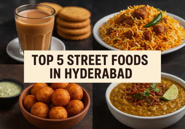 top 5 street foods in hyderabad