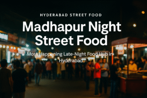Madhapur Hitech city Night Street Food