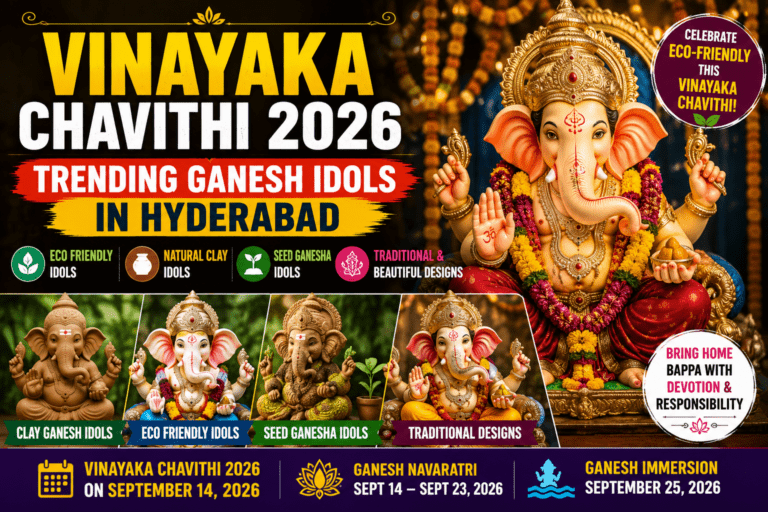 Vinayaka Chavithi 2026 Ganesh idols Hyderabad 2026 Vinayaka idols Hyderabad Ganesh Chaturthi 2026 idols eco friendly Ganesh idols Hyderabad clay Ganesh idols Hyderabad Seed Ganesha Hyderabad Ganesh idol designs 2026 Ganesh idols for home Vinayaka Chavithi Hyderabad Ganesh Chaturthi Hyderabad 2026 Hyderabad Ganesh idols